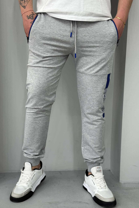 SUPER WRITTING MEN SWEATPANTS LIGHT GREY/GZ 