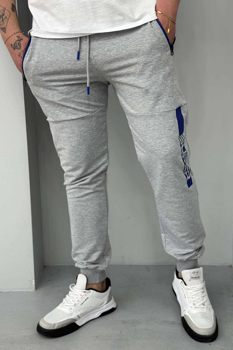 SUPER WRITTING MEN SWEATPANTS LIGHT GREY/GZ - 2