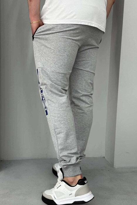SUPER WRITTING MEN SWEATPANTS LIGHT GREY/GZ - 4