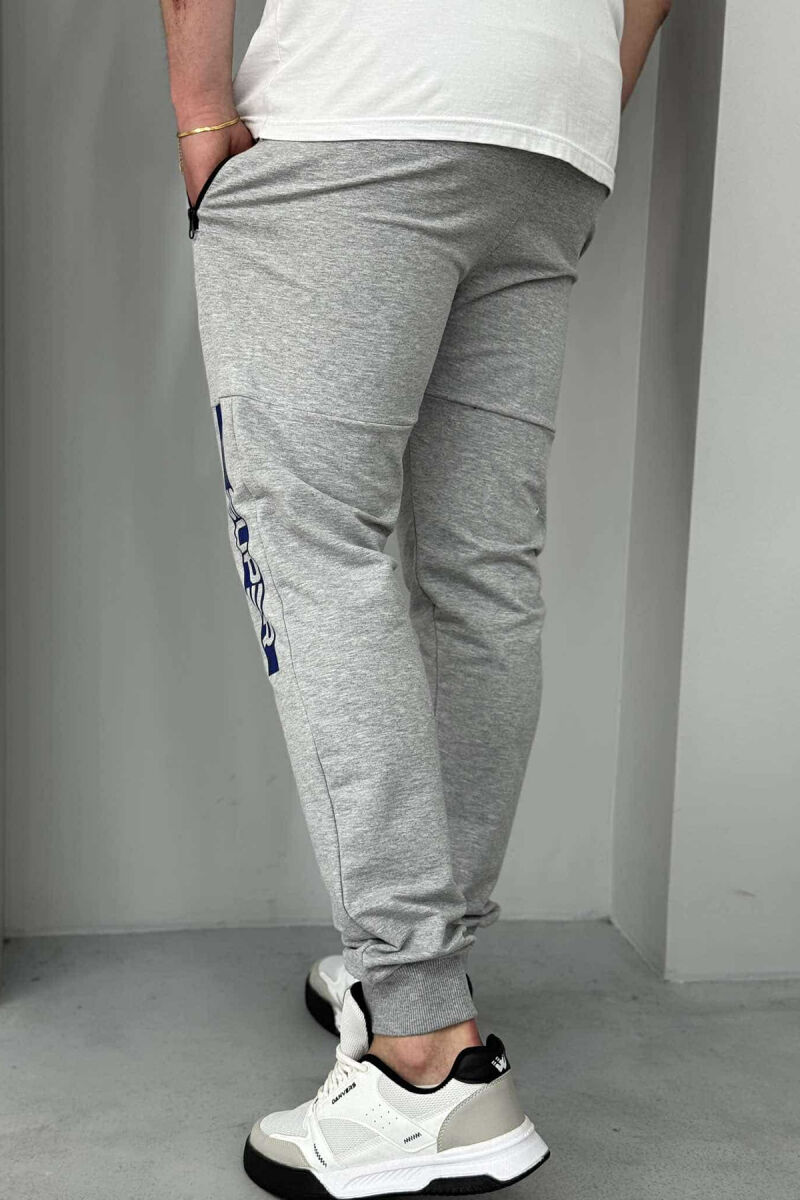 SUPER WRITTING MEN SWEATPANTS LIGHT GREY/GZ - 4