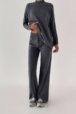 SWEATER+SWEATPANTS SIMPLE WOMEN SET GREY/GRI 