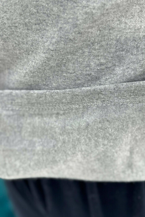 SWEATSHIRT+TROUSERS SMALL LOGO MEN PYJAMAS LIGHT GREY/GZ - 5