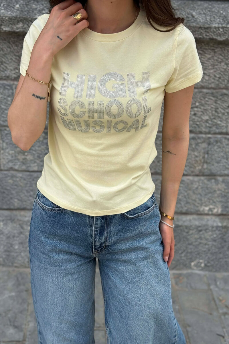 T-SHIRT PER FEMRA NE NGJYRE TE VERDHE - 3