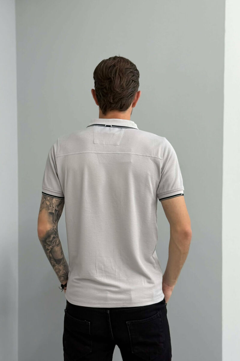 T-SHIRT I THJESHTE ME JAKE POLO PER FEMRA NE NGJYRE GRI - 2
