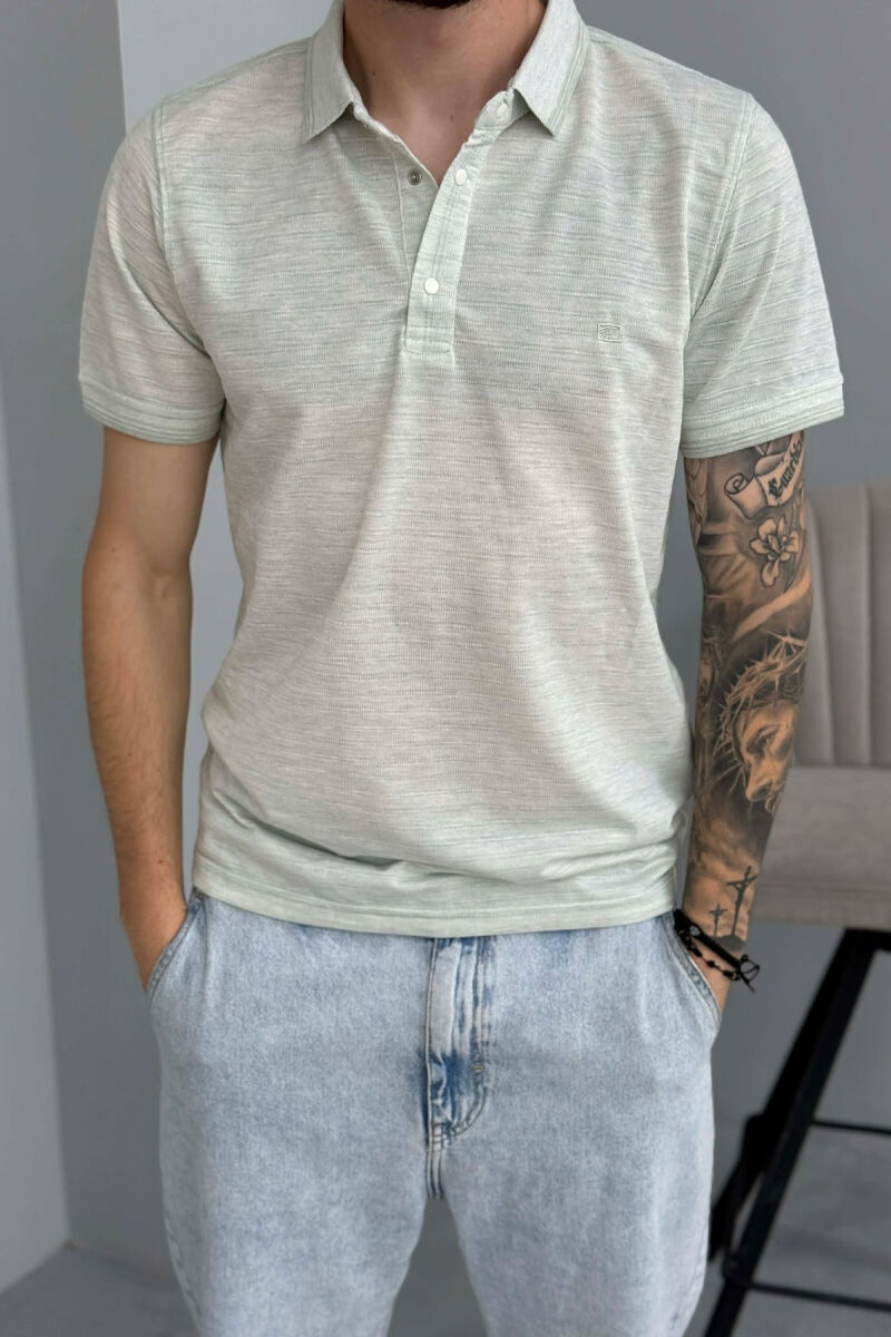 T-SHIRT I THJESHTE ME JAKE POLO PER MESHKUJ NE NGJYRE MENTE - 4