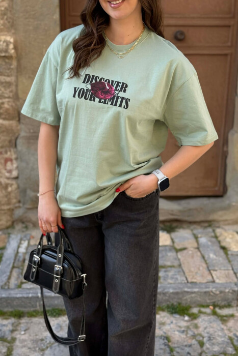 T-SHIRT I THJESHTE PER FEMRA NE NGJYRE MENTE + 6 PALE ÇORAPE DHURATE - 3