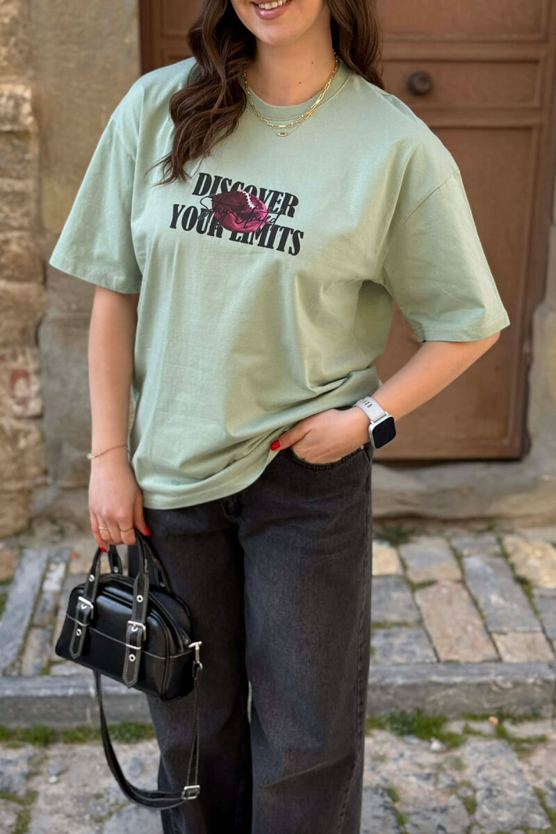 T-SHIRT I THJESHTE PER FEMRA NE NGJYRE MENTE + 6 PALE ÇORAPE DHURATE - 3