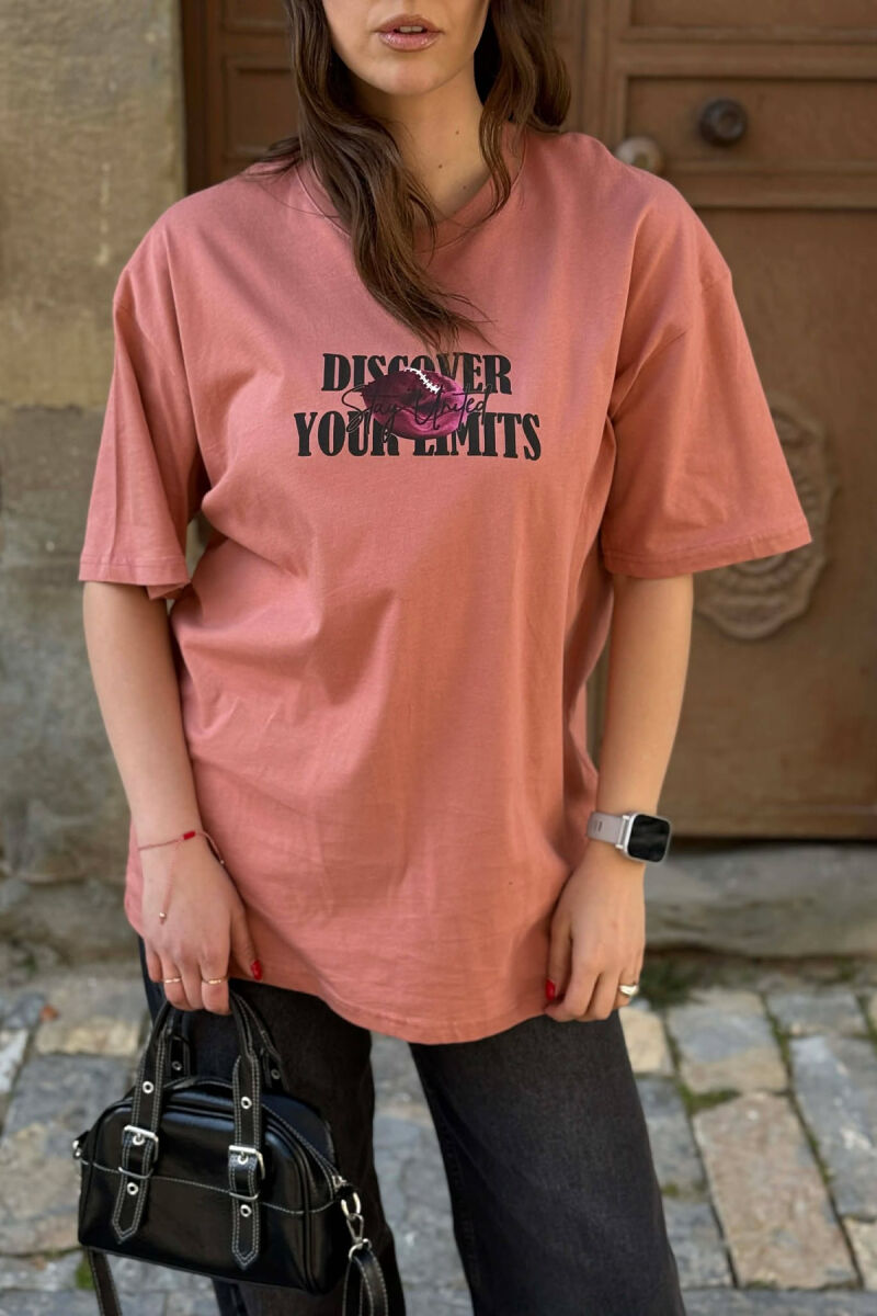 T-SHIRT I THJESHTE PER FEMRA NE NGJYRE PUDER + 6 PALE ÇORAPE DHURATE - 4