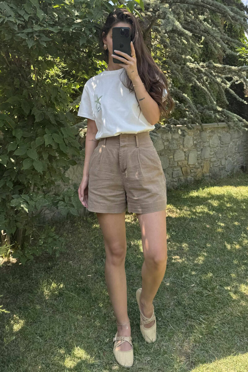 T-SHIRT ME IMAZH PËR FEMRA NË NGJYRËN E BARDHË - 1