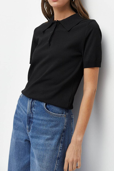 T-SHIRT ME JAKE POLO PER FEMRA NE NGJYRE TE ZEZE - 2