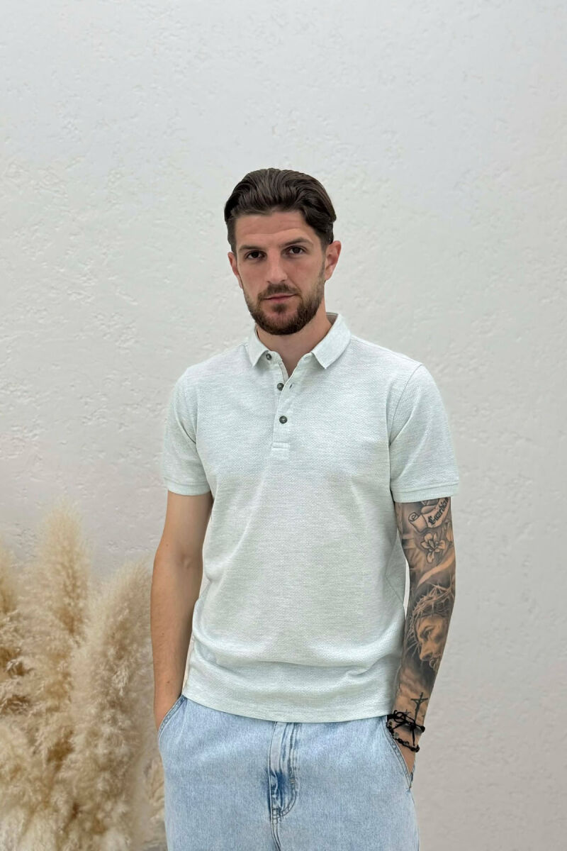 T-SHIRT ME JAKE POLO PER MESHKUJ NE NGJYRE MENTE - 1