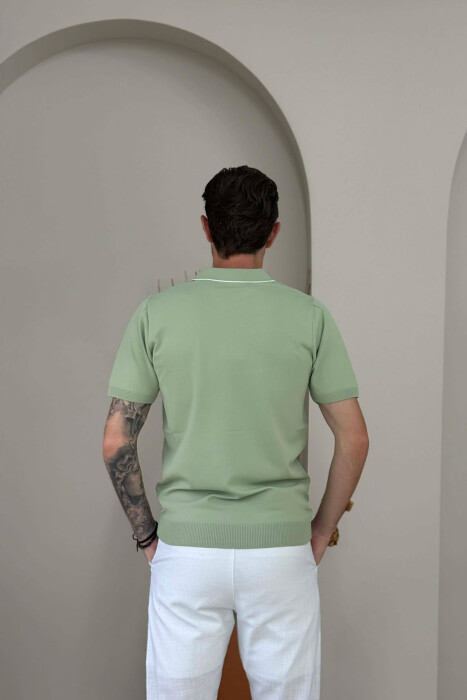 T-SHIRT NJE NGJYRESH ME ZNXHIR PER MESHKUJ NE NGJYRE MENTE - 3