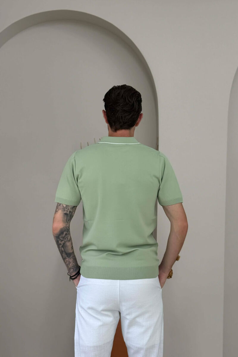 T-SHIRT NJE NGJYRESH ME ZNXHIR PER MESHKUJ NE NGJYRE MENTE - 3