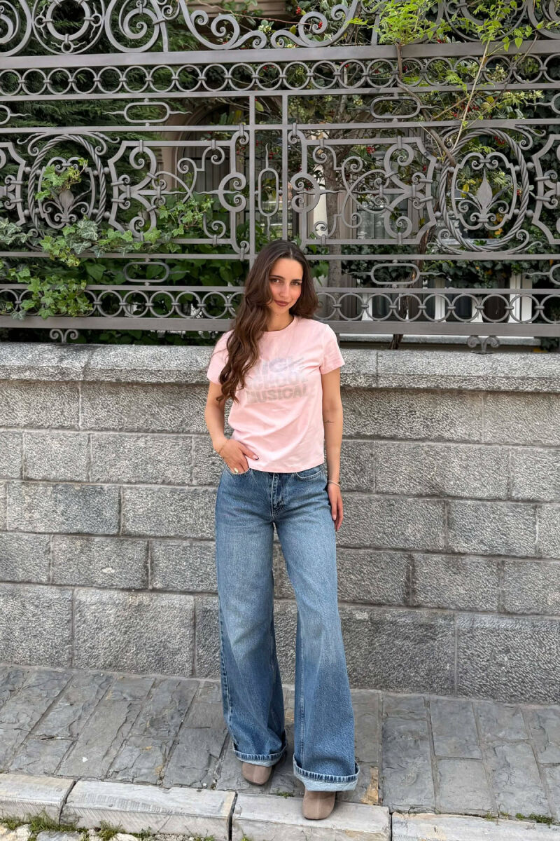 T-SHIRT PER FEMRA NE NGJYRE PUDER - 4