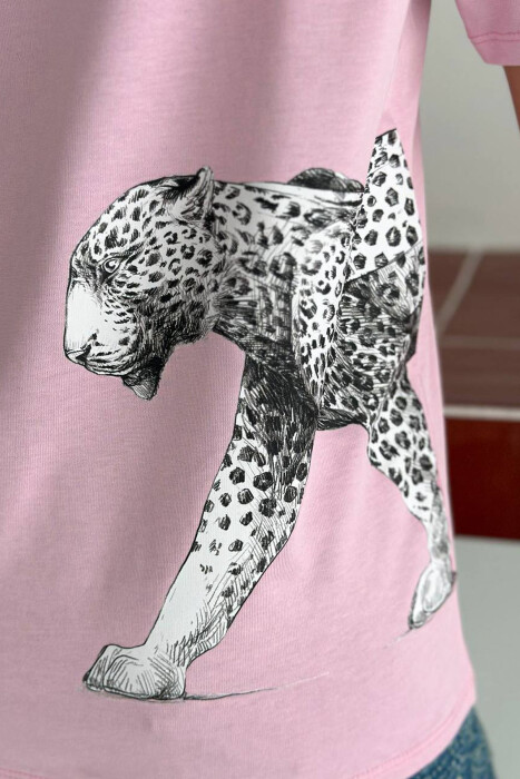 T-SHIRT PER FEMRA NE NGJYRE ROZE - 3