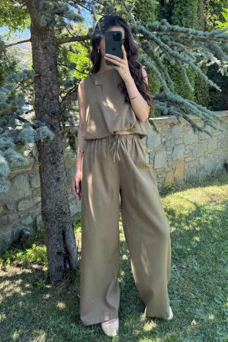 SET I THJESHTË KANATIERE+PANTALLONA PËR FEMRA NË NGJYRËN ULLI 