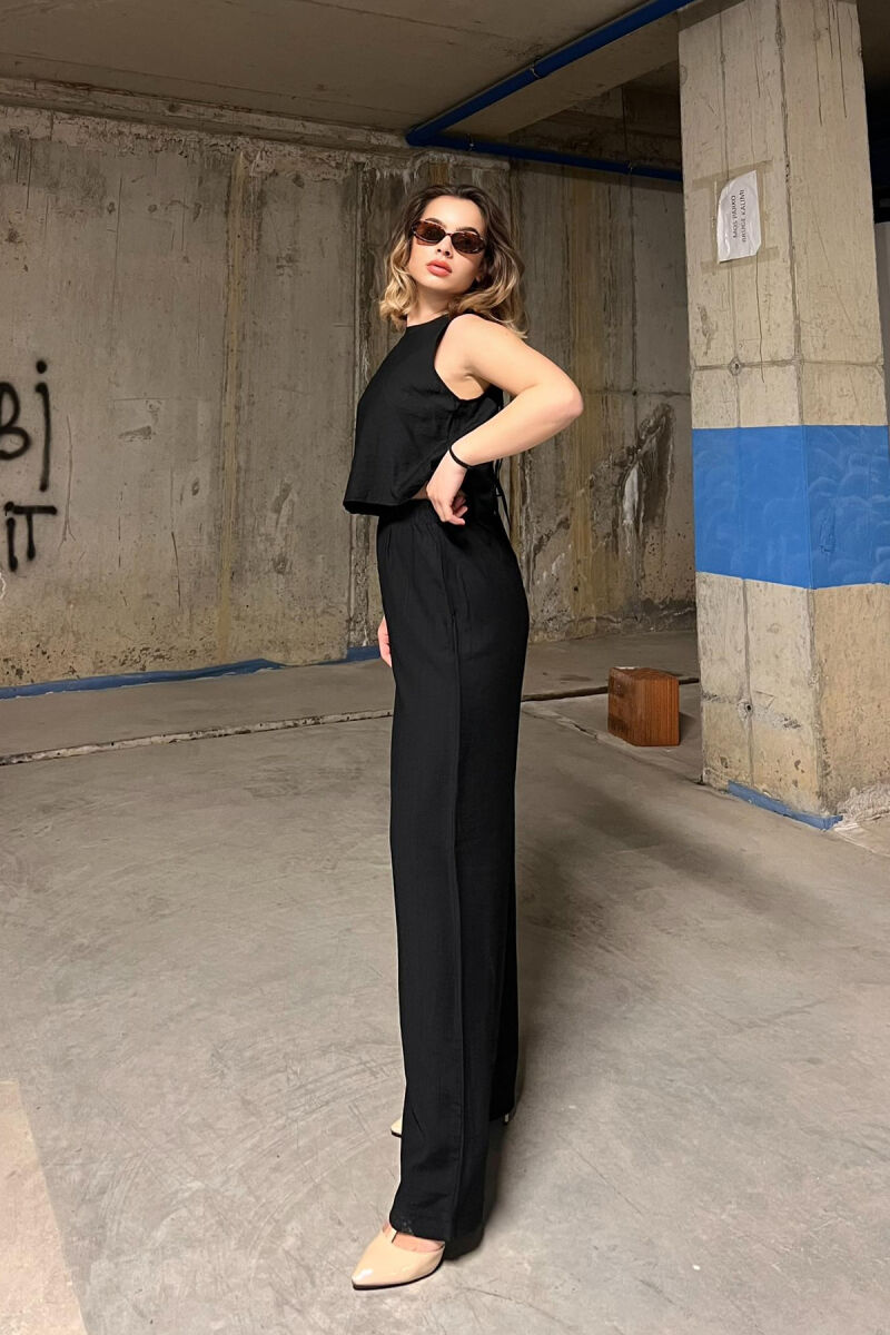 TANK TOP+TROUSERS WOMEN SET BLACK/ E ZEZE - 2