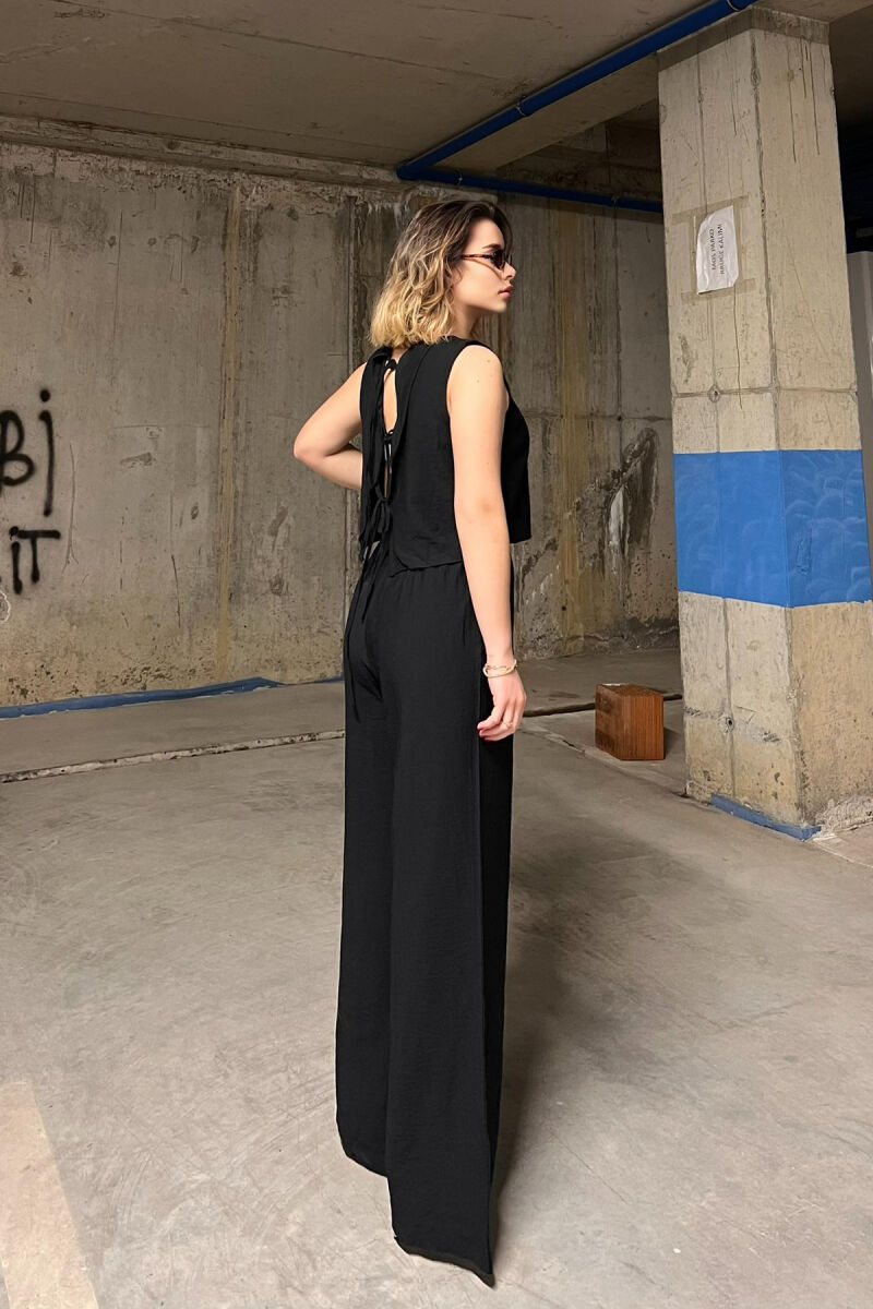 TANK TOP+TROUSERS WOMEN SET BLACK/ E ZEZE - 4