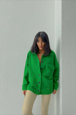 TEDDY BEAR WOMAN JACKET GREEN/JESHILE 