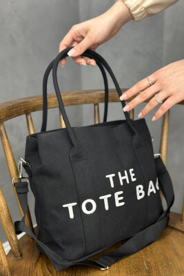 THE TOTE BAG ONE COLOR WOMAN BAG BLACK/ E ZEZE 