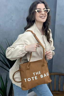 THE TOTE BAG ONE COLOR WOMAN BAG BROWN/KAFE 