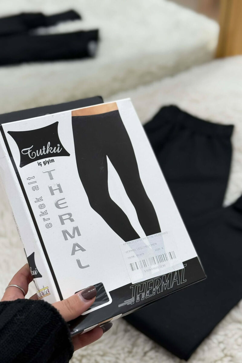 THERMAL LEGGINGS MEN BLACK/ E ZEZE - 3