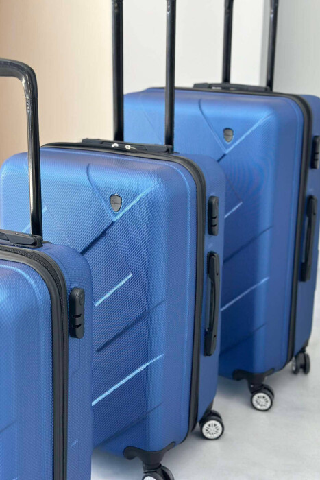 THREE PIECES LUGGAGE SET BLUE/BLU - 6