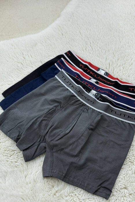 THREE PIECES SIMPLE ELASTAN MEN BOXES MULTIPLE/SHNGJ - KLAUDIO FASHION