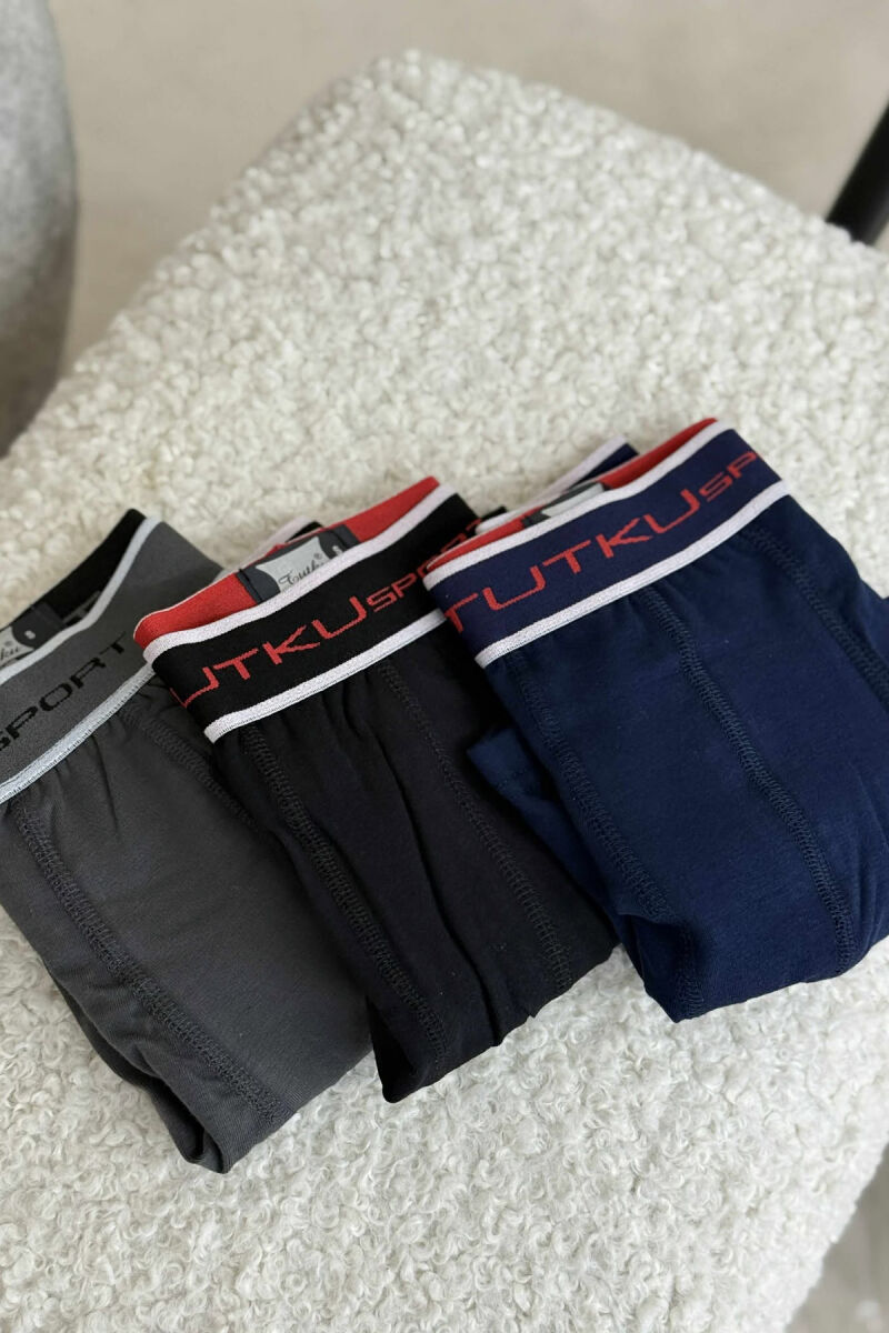 THREE PIECES SIMPLE ELASTAN MEN BOXES MULTIPLE/SHNGJ - 3