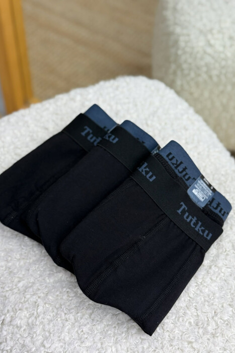 THREE PIECES SIMPLE MEN BOXES BLACK/ E ZEZE - 2