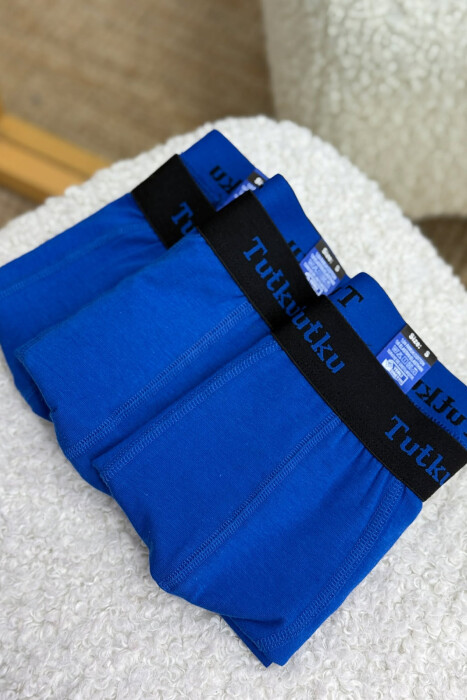 THREE PIECES SIMPLE MEN BOXES BLUE/BLU - 2