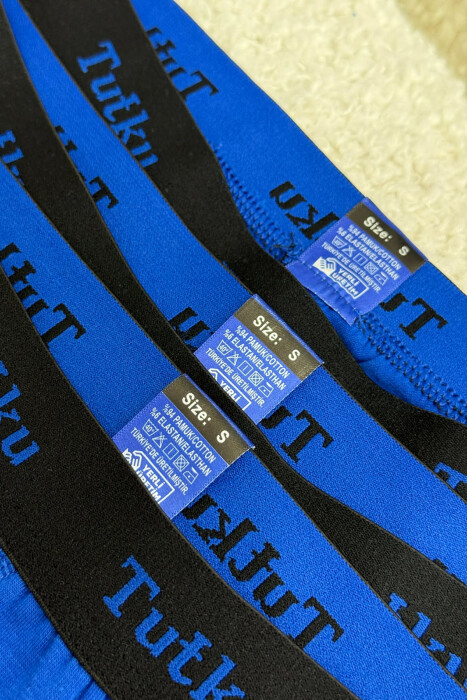 THREE PIECES SIMPLE MEN BOXES BLUE/BLU - 6