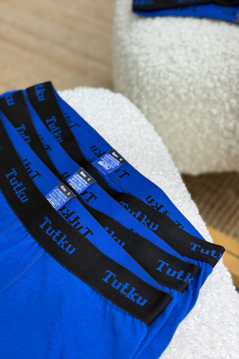 THREE PIECES SIMPLE MEN BOXES BLUE/BLU - 5