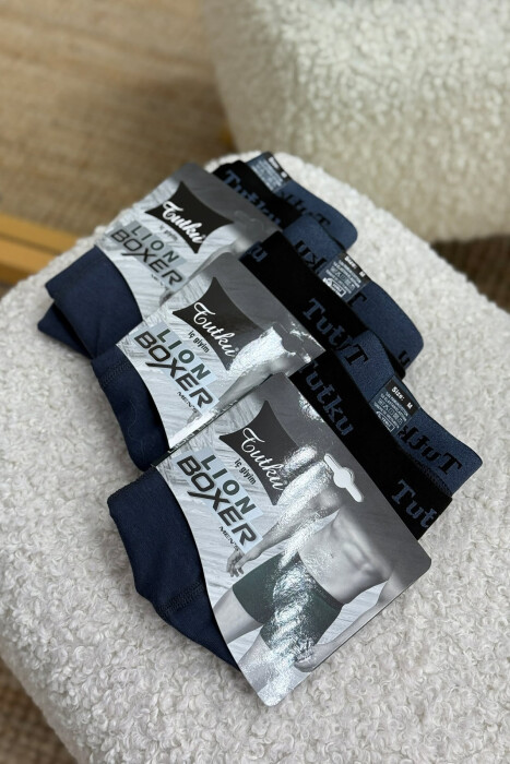 THREE PIECES SIMPLE MEN BOXES DARK GREY/GEE - KLAUDIO FASHION