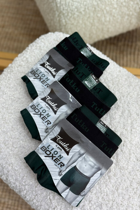 THREE PIECES SIMPLE MEN BOXES GREEN/JESHILE - KLAUDIO FASHION