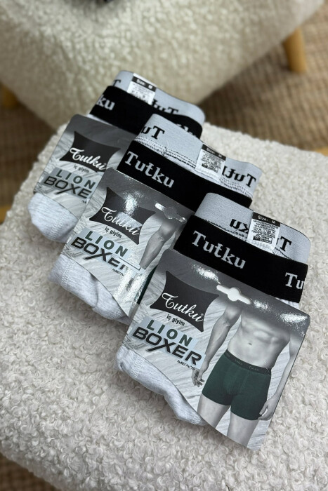 THREE PIECES SIMPLE MEN BOXES LIGHT GREY/GZ - KLAUDIO FASHION