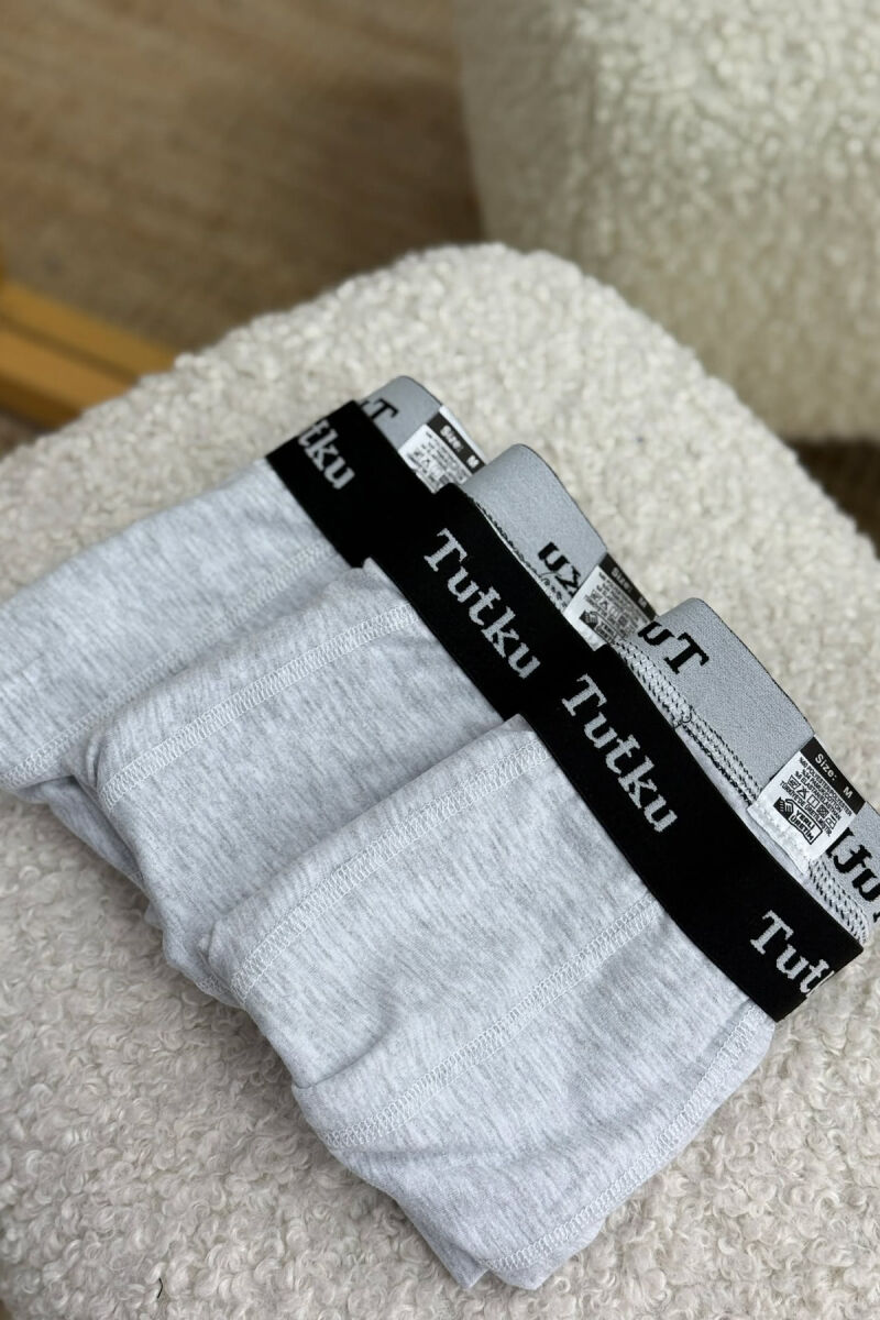 THREE PIECES SIMPLE MEN BOXES LIGHT GREY/GZ - 2