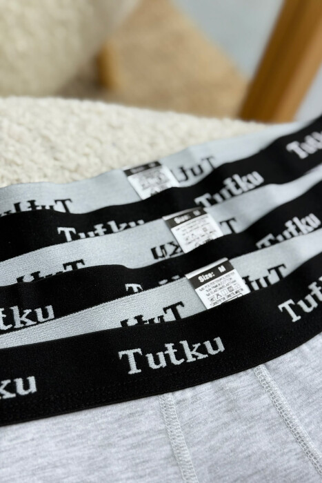 THREE PIECES SIMPLE MEN BOXES LIGHT GREY/GZ - 4