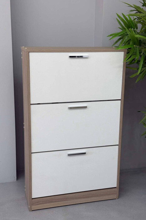 THREE TIER SHOE SHELF BEIGE/BEZHE - 1