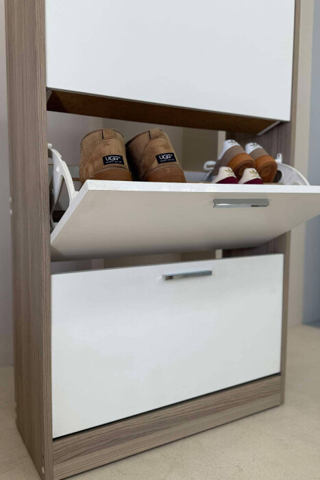 THREE TIER SHOE SHELF BEIGE/BEZHE - 3