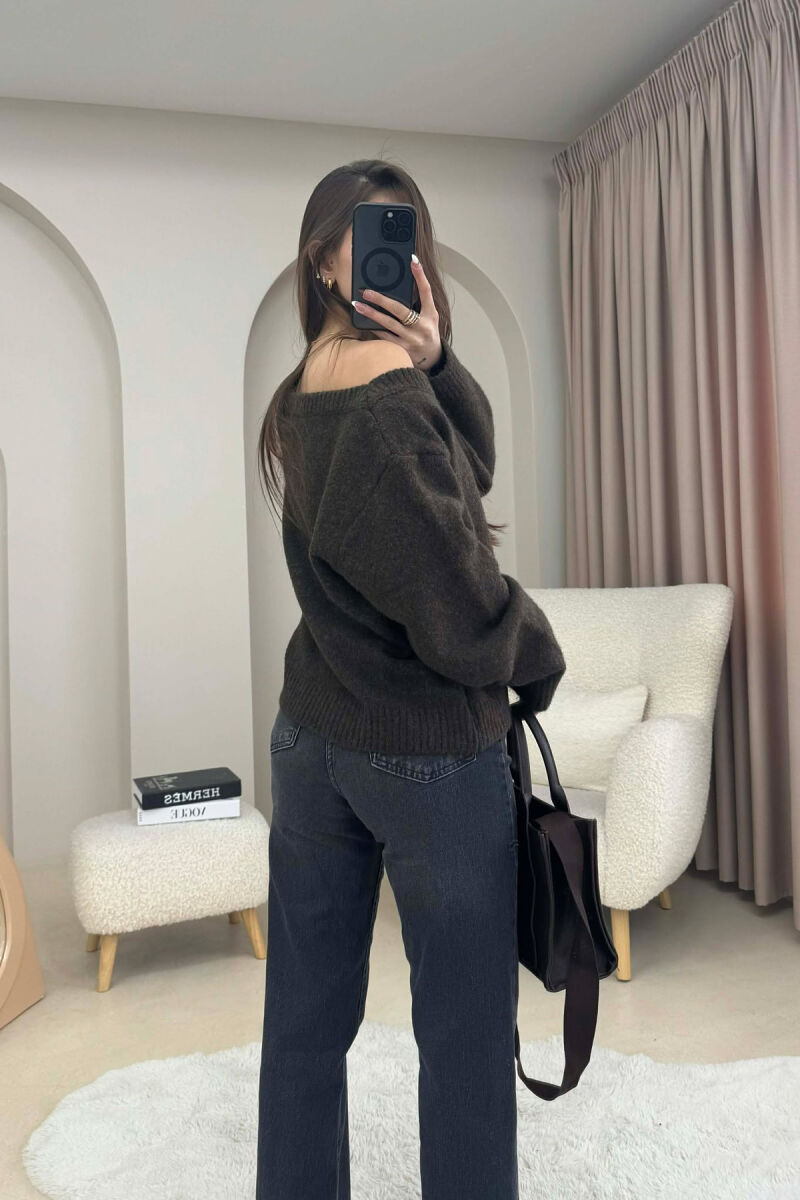 TRIKO E THJESHTE NJE NGJYRESHE PER FEMRA NE NGJYRE KAFE TE ERRET - 2