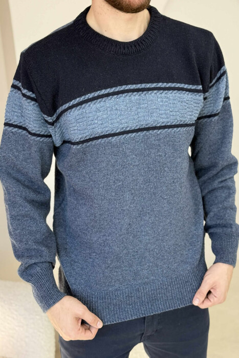 TRIKO E THURRUR E THJESHTE PER MESHKUJ NE NGJYRE BLU TE ERRET - 2