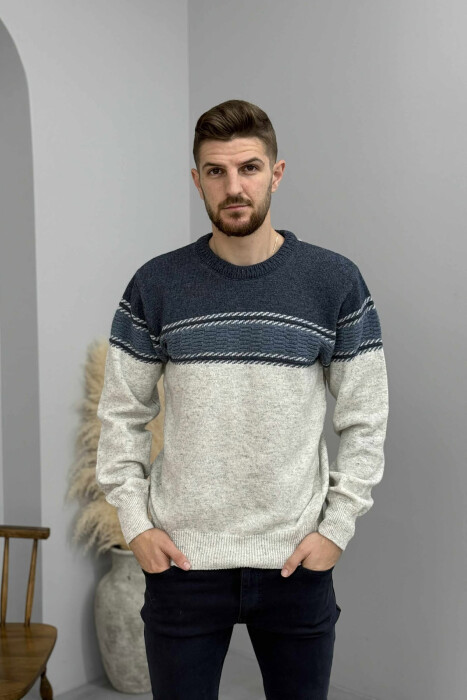 TRIKO E THURRUR E THJESHTE PER MESHKUJ NE NGJYRE BLU - 3