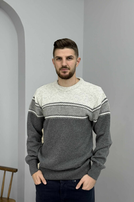 TRIKO E THURRUR E THJESHTE PER MESHKUJ NE NGJYRE GRI ME GRI - 3