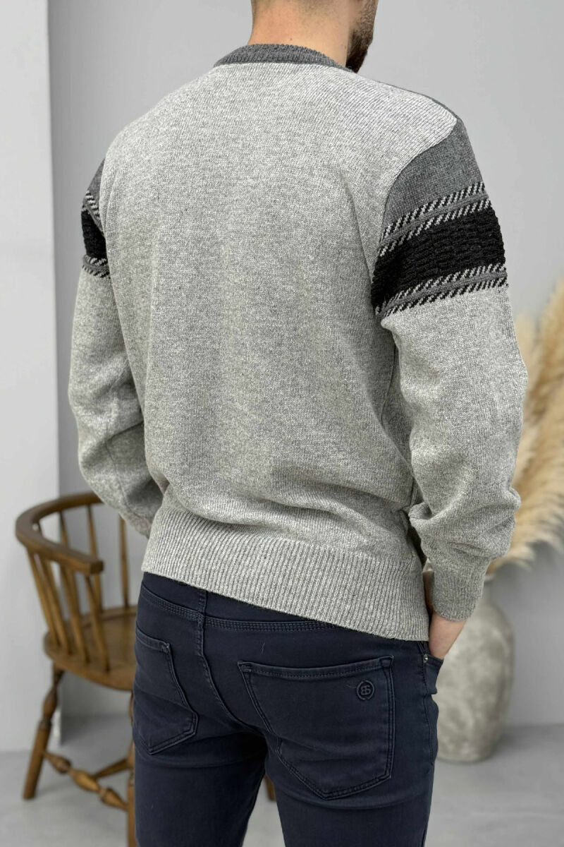 TRIKO E THURRUR E THJESHTE PER MESHKUJ NE NGJYRE GRI - 4