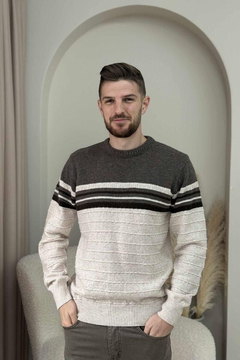 TRIKO E THURRUR ME JAKE TE RRUMBULLAKET PER MESHKUJ NE NGJYRE BEZHE - 3