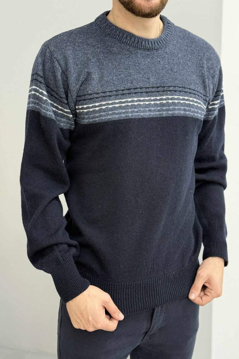 TRIKO E THURRUR ME VIJA TE THJESHTA PER MESHKUJ NE NGJYRE BLU TE ERRET - 2