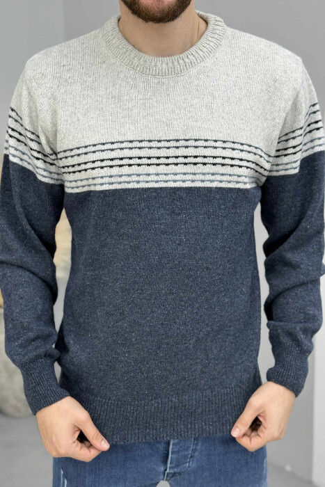 TRIKO E THURRUR ME VIJA TE THJESHTA PER MESHKUJ NE NGJYRE BLU - 2