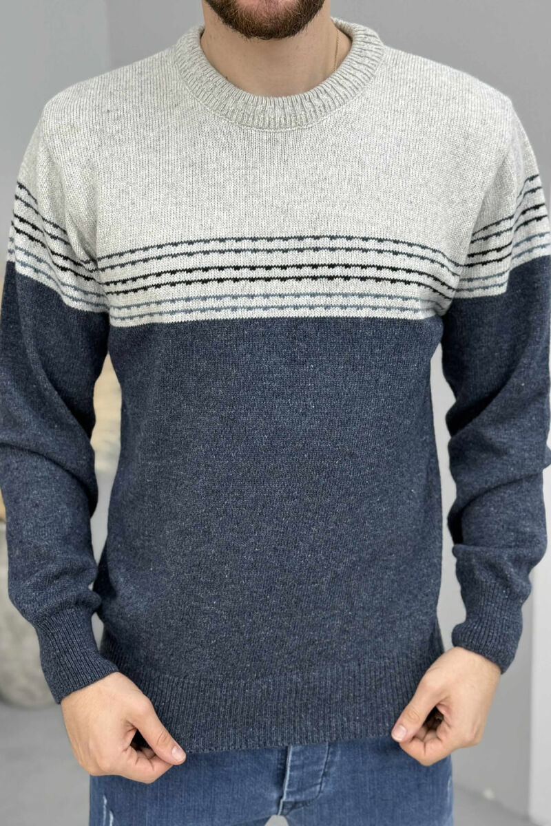 TRIKO E THURRUR ME VIJA TE THJESHTA PER MESHKUJ NE NGJYRE BLU - 2