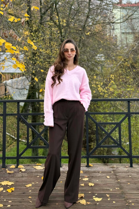 TRIKO ME JAKE V DHE MENGE ME KOPSA PER FEMRA NE NGJYRE ROZE - 2